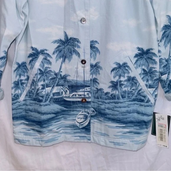 Ralph Lauren Naval Supply Company Blue Barn Jacket Coat Tropical Nautical NWOT - Picture 5 of 7